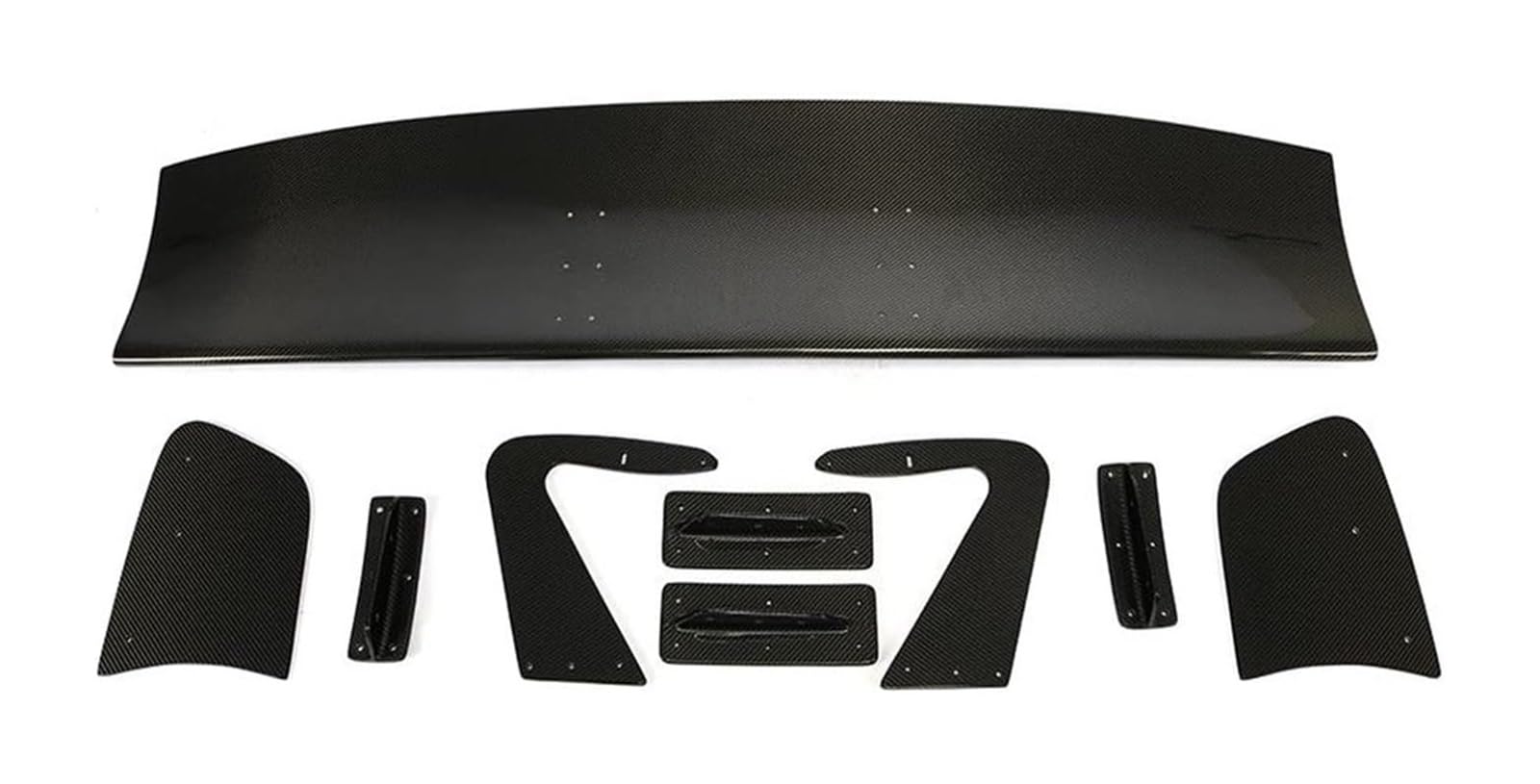 Heckspoiler Lippe Für T&oyota GT86 Carbon Fiber Universal Auto Hinten Stamm Flügel Spoiler Auto Heckspoiler Schwanz Stoßfänger Spoiler Stamm Spoiler(Rear right) von RINKTEEA