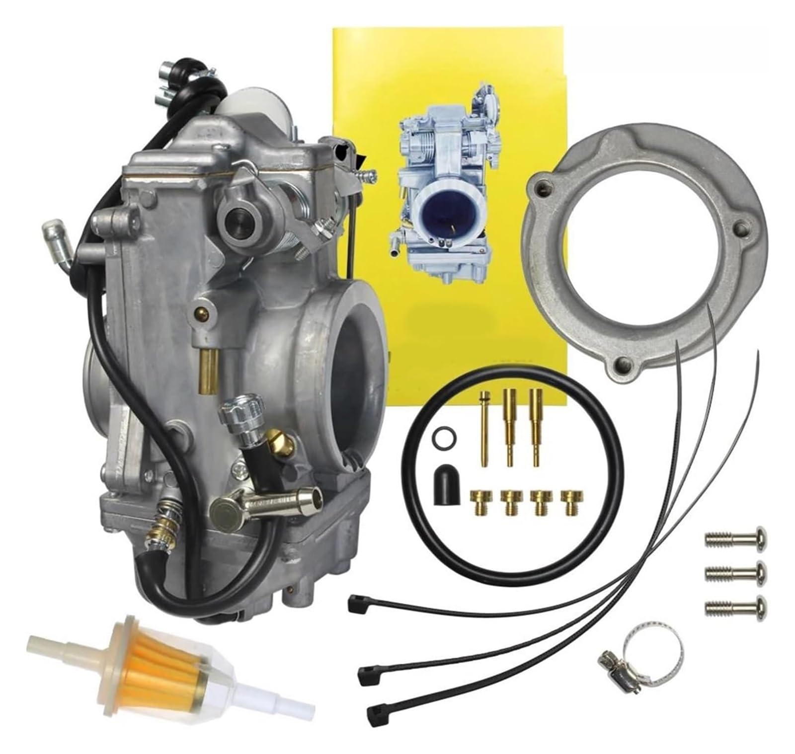 Motoren Carb Für H&arley D&avidson Für Mikuni HSR42 HSR45 HSR48 HD Ersatz 426232 990-662-002 Motorradvergaser-Choke-Kabel von RINKTEEA