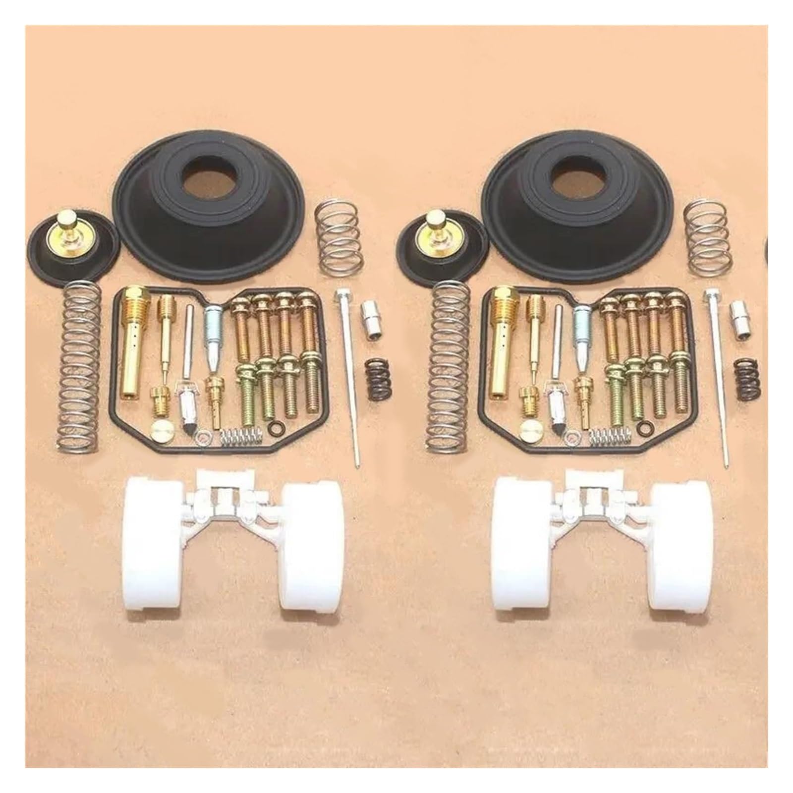 Motoren Carb Für K&awasaki EX250E Für Ninja 250R 1986-1987 Hauptschwimmerventile Kammerdichtungen Vergaserreparatursatz Umbauen(2 Sets C) von RINKTEEA