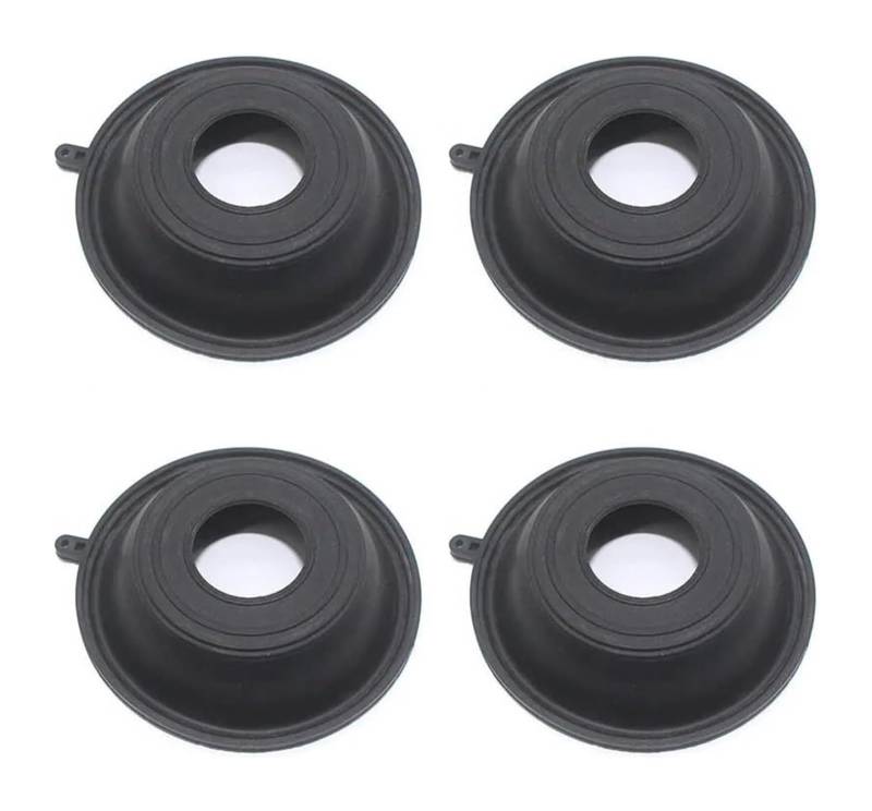 Motoren Carb Für K&awasaki ZX600 ZZR600 1990-1995 Schwimmerventilsitz Vakuummembrankammerdichtung Vergaserreparatursatz(4pcs Diaphragm) von RINKTEEA