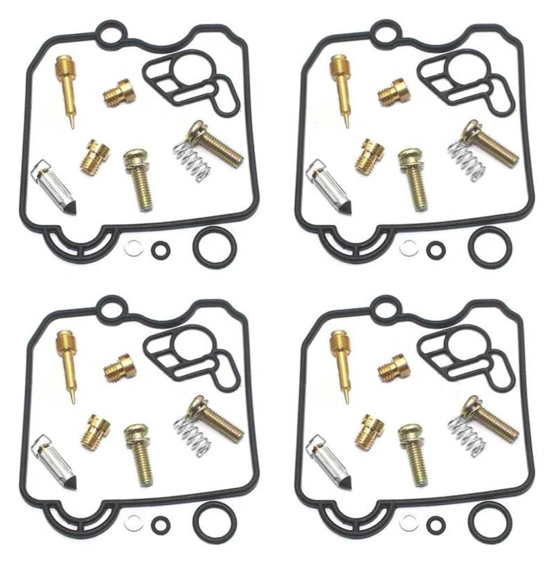 Motoren Carb Für S&UZUKI GJ74A Für Bandit 250 GSF250 GSF 250 Motorradvergaser-Reparatursatz Schwimmende Dichtungsteile Nadelventil(4 Repair Kit) von RINKTEEA