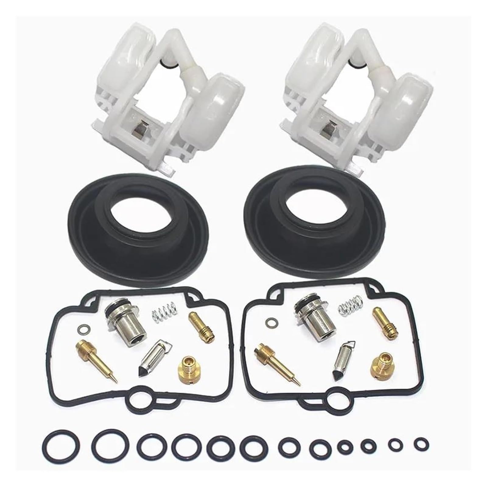 Motoren Carb Für S&UZUKI GS500 GS 500 2001-2002 Motorradvergaser-Reparatursatz Kolbenmembran-Schwimmervergaser 2 Satz(2 Sets E) von RINKTEEA