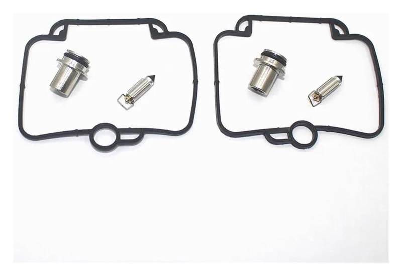 Motoren Carb Für S&UZUKI GS500 GS 500 2001-2002 Motorradvergaser-Reparatursatz Kolbenmembran-Schwimmervergaser 2 Satz(2 Sets a) von RINKTEEA