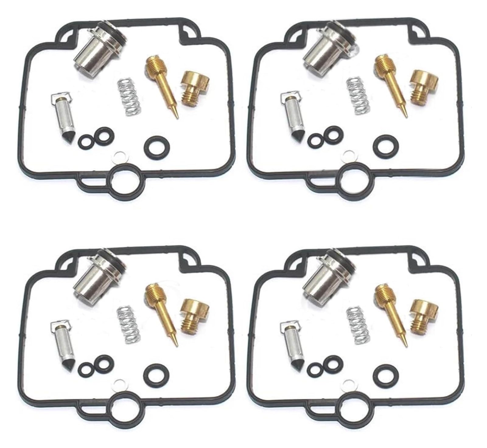 Motoren Carb Für S&uzuki GSX-R 1100 GSX-R1100 1991-1992 Wartungsteile Für Das Kraftstoffsystem, Reparatursatz Für Motorradvergaser(4 Repair Kit) von RINKTEEA