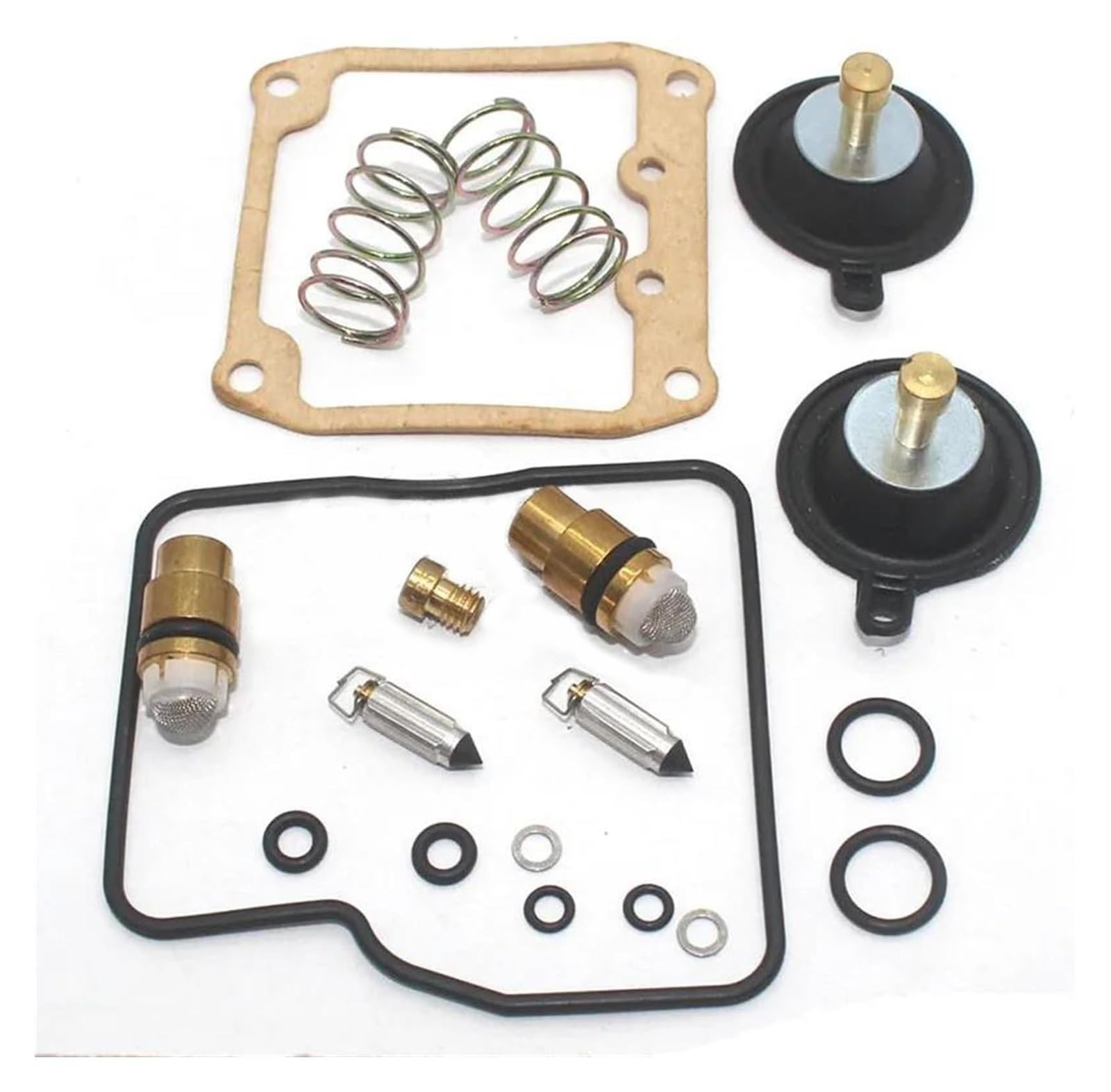 Motoren Carb Für Suz&uki Für Intruder 700 VS700GLEF GLE 1986 1987 Schwimm Nadel Dichtung Teile Motorrad Vergaser Reparatur Kit(Braun) von RINKTEEA