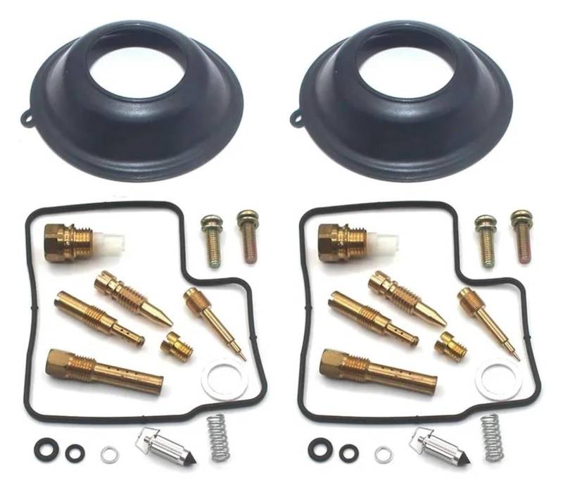 Motoren Carb Für XL650V Für T&RANSALP 1988-2006 XL 650 Kraftstoff System Ersatzteile Motorrad Vergaser Reparatur Kit Kolben Membran(4 Sets C) von RINKTEEA