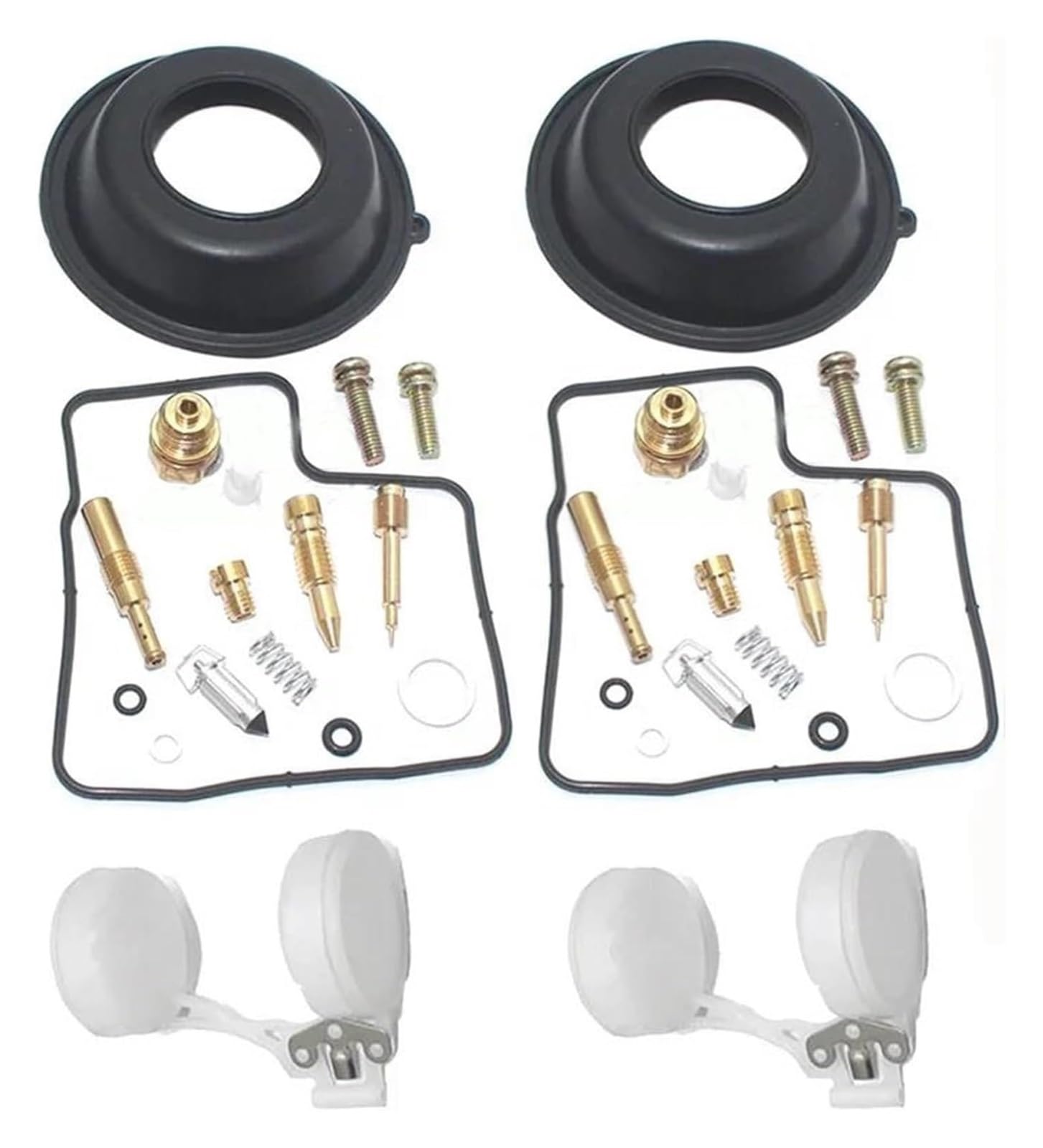 Motoren Carb Für XL650V Für T&RANSALP 1988-2006 XL 650 Kraftstoff System Ersatzteile Motorrad Vergaser Reparatur Kit Kolben Membran(4 Sets D) von RINKTEEA