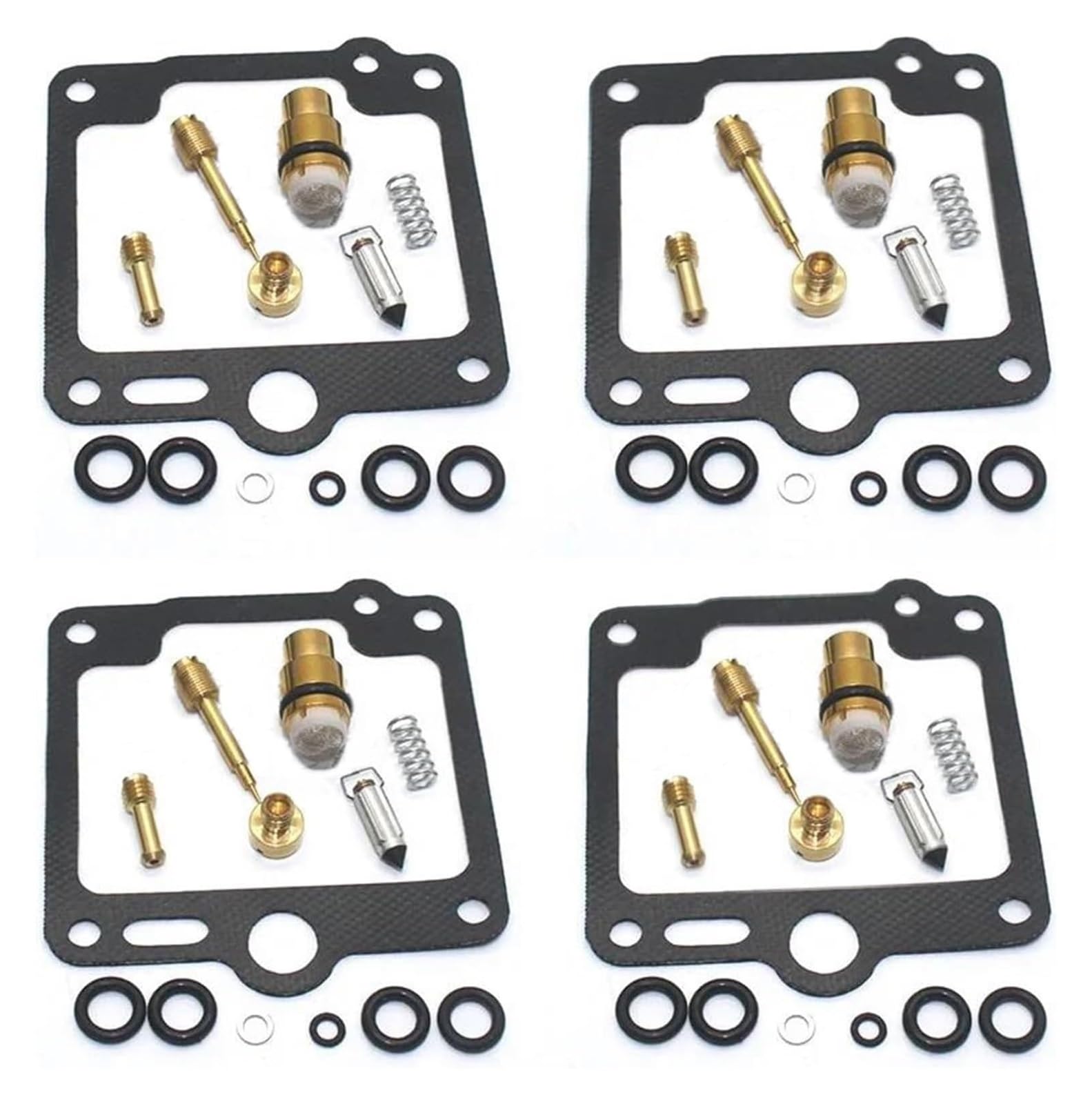 Motoren Carb Für Y&amaha XJ900F XJ 900 F 58L 1986 1987 1988 1989 1990 4 Set Motorradvergaser-Reparatursatz Kolbenmembran(4 Sets a) von RINKTEEA