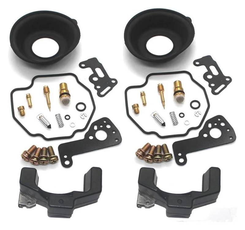 Motoren Carb Für Y&amaha XV535S Für VIRAGO 535 1994-1997 Motorradvergaserreparatur Schwimmende Nadeldichtung Teile Kolbenmembran(2 Sets B) von RINKTEEA