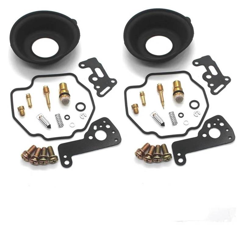 Motoren Carb Für Y&amaha XV535S Für VIRAGO 535 1994-1997 Vergaserreparatur Schwimmende Nadeldichtung Teile Kolbenmembran(2 Sets D) von RINKTEEA