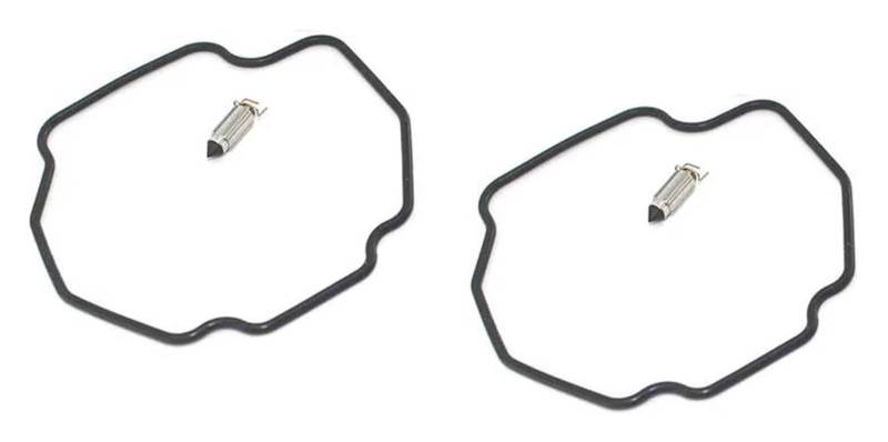 Motoren Carb Für Y&amaha XV535S Für VIRAGO 535 1994-1997 Vergaserreparatur Schwimmende Nadeldichtung Teile Kolbenmembran(2pcs Needle Gasket) von RINKTEEA