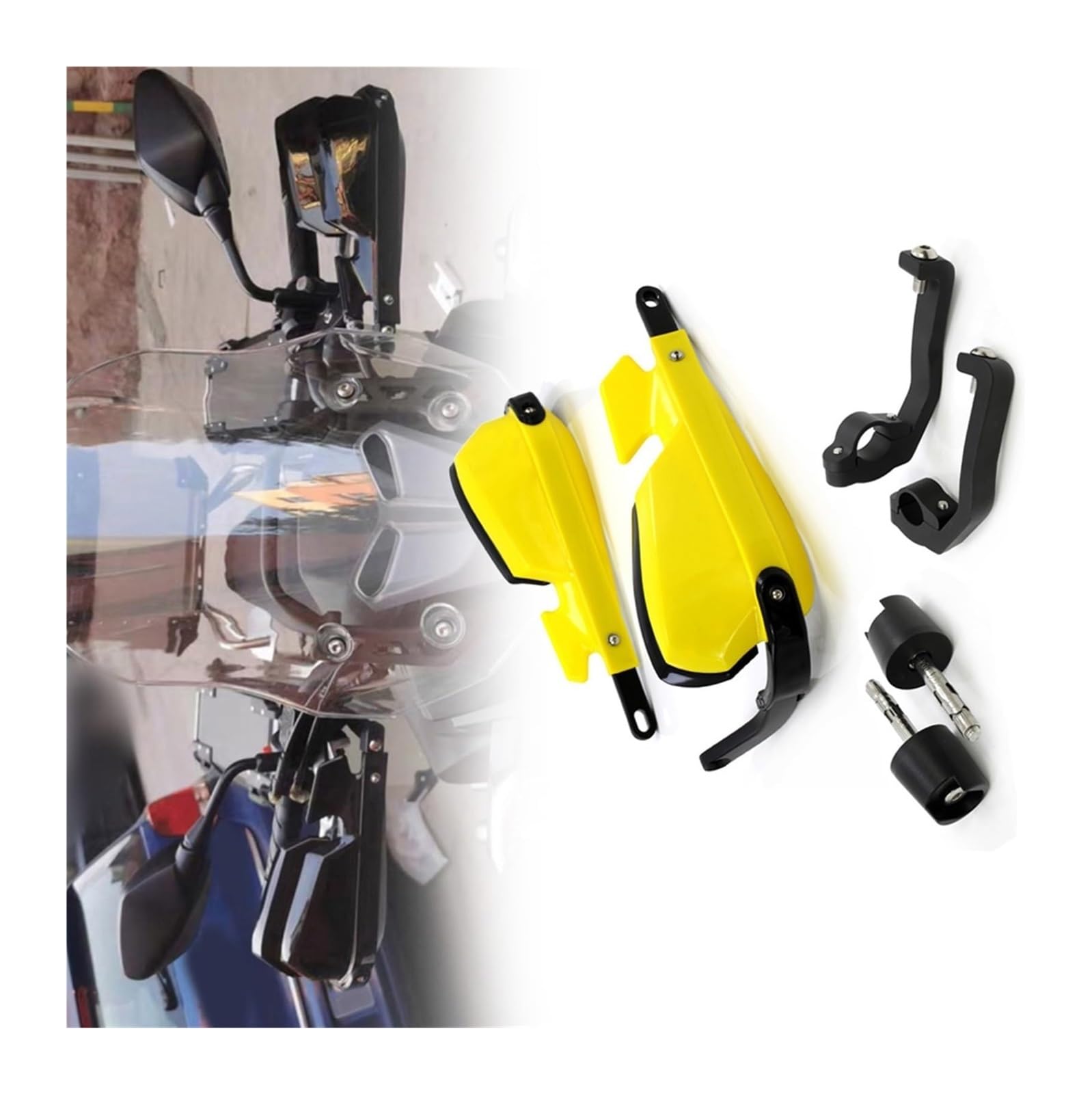 Motorrad Lenkerschutz Für B&MW Für R Nine T 2014-2019 Handschutz Hand Lenker Griff Bar Schutz Schützen Handprotektoren Schutz(Gsx-s1000(a)) von RINKTEEA