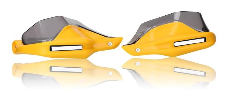 Motorrad Lenkerschutz Für K&YMCO Für Xciting300 Für XCITING 250 300 400 Motorrad Lenker Handschutz Schild Hand Guards Schutz(Yellow B) von RINKTEEA