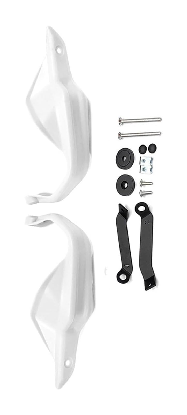 Motorrad Lenkerschutz Für NC750X DCT NC750S NC700X CTX700 2013-2021 Handschützer Windschutzscheibenschutz Motorrad ABS Handprotektoren Schild(Handguard White) von RINKTEEA