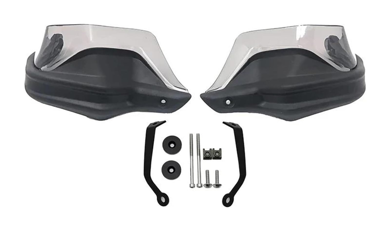 Motorrad Lenkerschutz Für TRANSALP750 XL750 Für T&RANSALP 750 Motorrad Lenker Handschutz Schutz Winddicht Schutz Schutz Schild(Black Titanium Set) von RINKTEEA