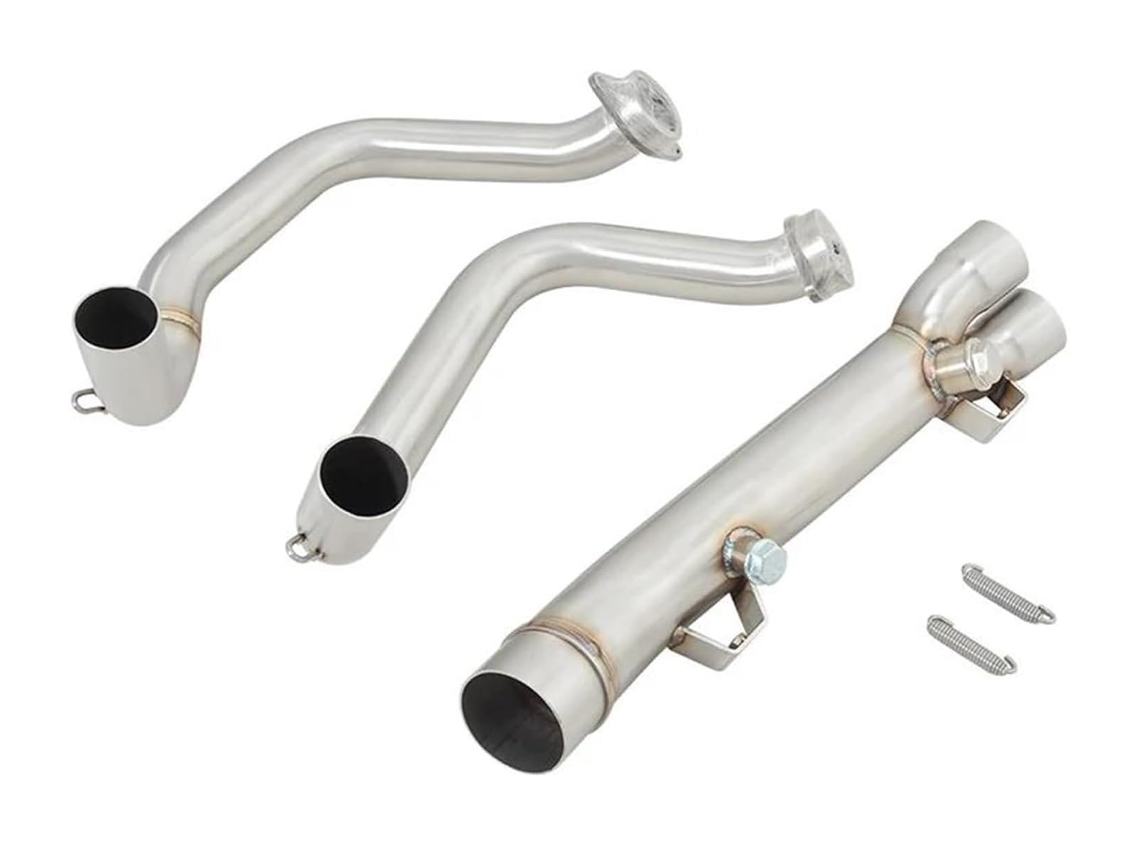 Motorrad Mittleres Auspuffrohr Für B&MW F900R F900XR 2020-2024 Slip On Motorrad Auspuff Endschalldämpfer Auspuffanlage Front Link Pipe Schalldämpfer von RINKTEEA