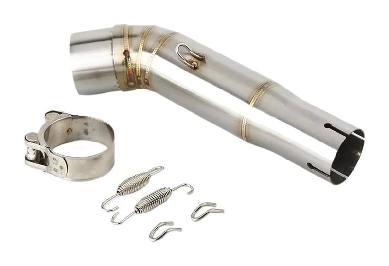 Motorrad Mittleres Auspuffrohr Für Hor&net CB600F CB 600F CB600 2007-2013 Motorrad-Auspuff-End-Schallding-Schalldämpfer Muffler Middle Link Pipe Escape Pipe Pipe Slip-On von RINKTEEA