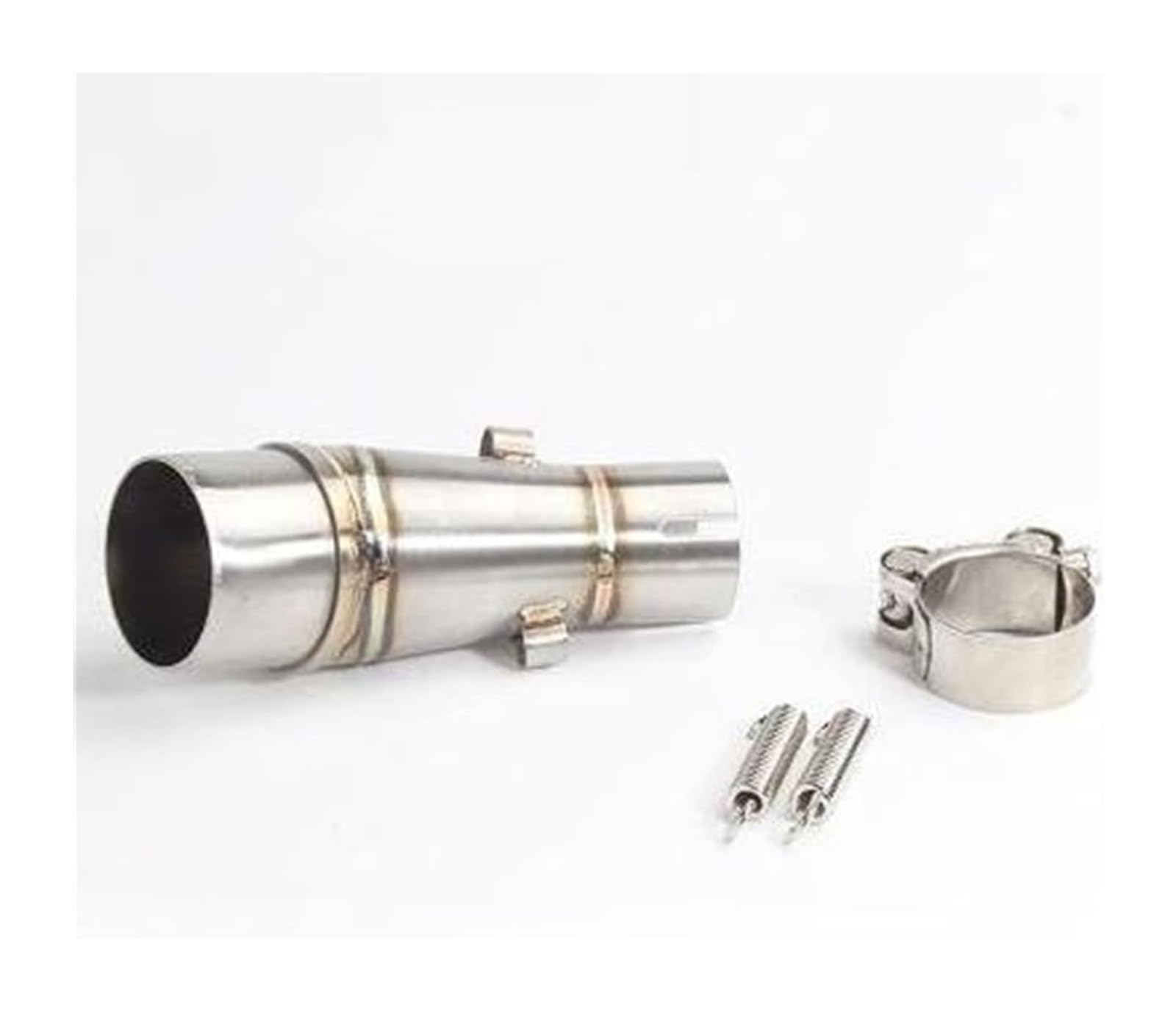 Motorrad Mittleres Auspuffrohr Für Kawa&saki ER6N R25 Z250 Z250SL Motorrad Nahen Auspuffrohr Verbinden Adapter Auspuffrohr Schalldämpfer(for Z250) von RINKTEEA