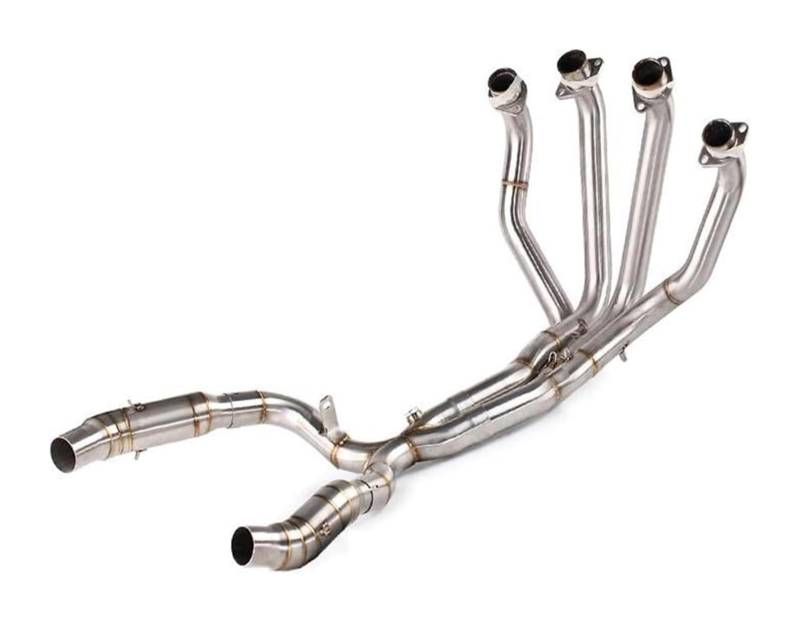 Motorrad Mittleres Auspuffrohr Für Kawa&saki Z1000 2010-2021 Z1000SX Bis 2019 Volle Abgasanlage Motorrad Auspuffrohr Schalldämpfer Header Mid Pipe Slip On(1) von RINKTEEA