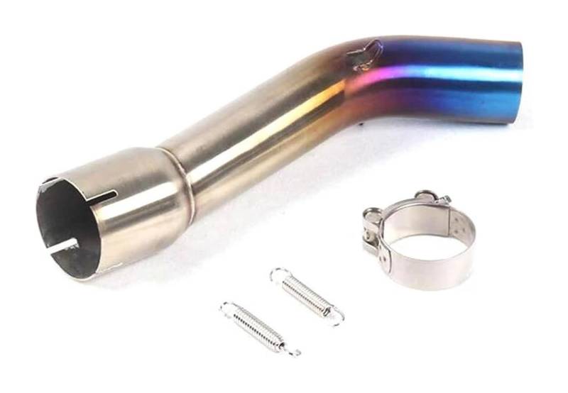 Motorrad Mittleres Auspuffrohr Für Y&Amaha FZ1 FZ1N FZ1000 2006-2015 Motorradauspuffflucht Schalldämpfer Muffler Middle Verbindungsrohr Schlupf Eingeschaltet von RINKTEEA