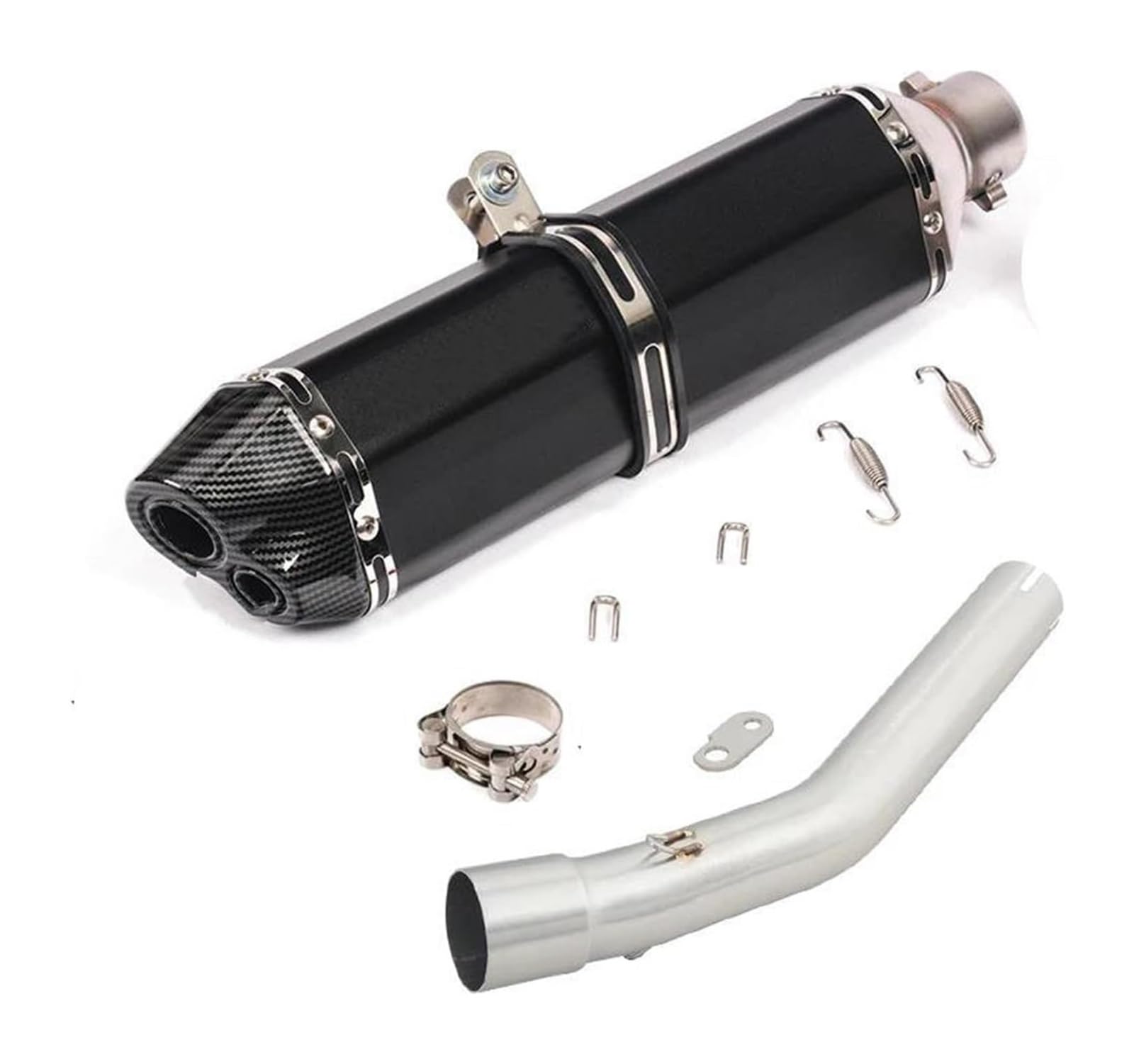 Motorrad Mittleres Auspuffrohr Für Y&amaha Für Tenere 700 XTZ700 XTZ-700 2019 2020-2024 Motorradauspuff Escape Modify Mid Link Pipe Schalldämpfer Slip On(Type 6) von RINKTEEA