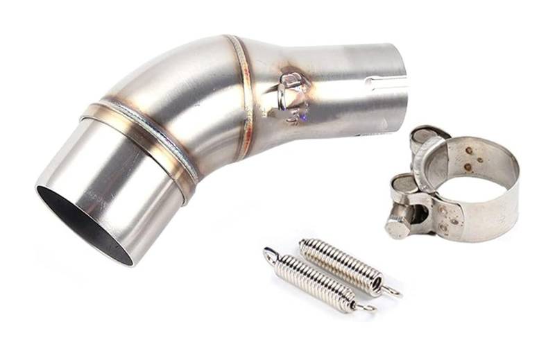 Motorrad Mittleres Auspuffrohr Für Y&amaha YZF R25 R3 MT03 MT-03 2014-2018 Motorradauspuff Schalldämpfer Mid Link Pipe Adapter DB Killer(5) von RINKTEEA