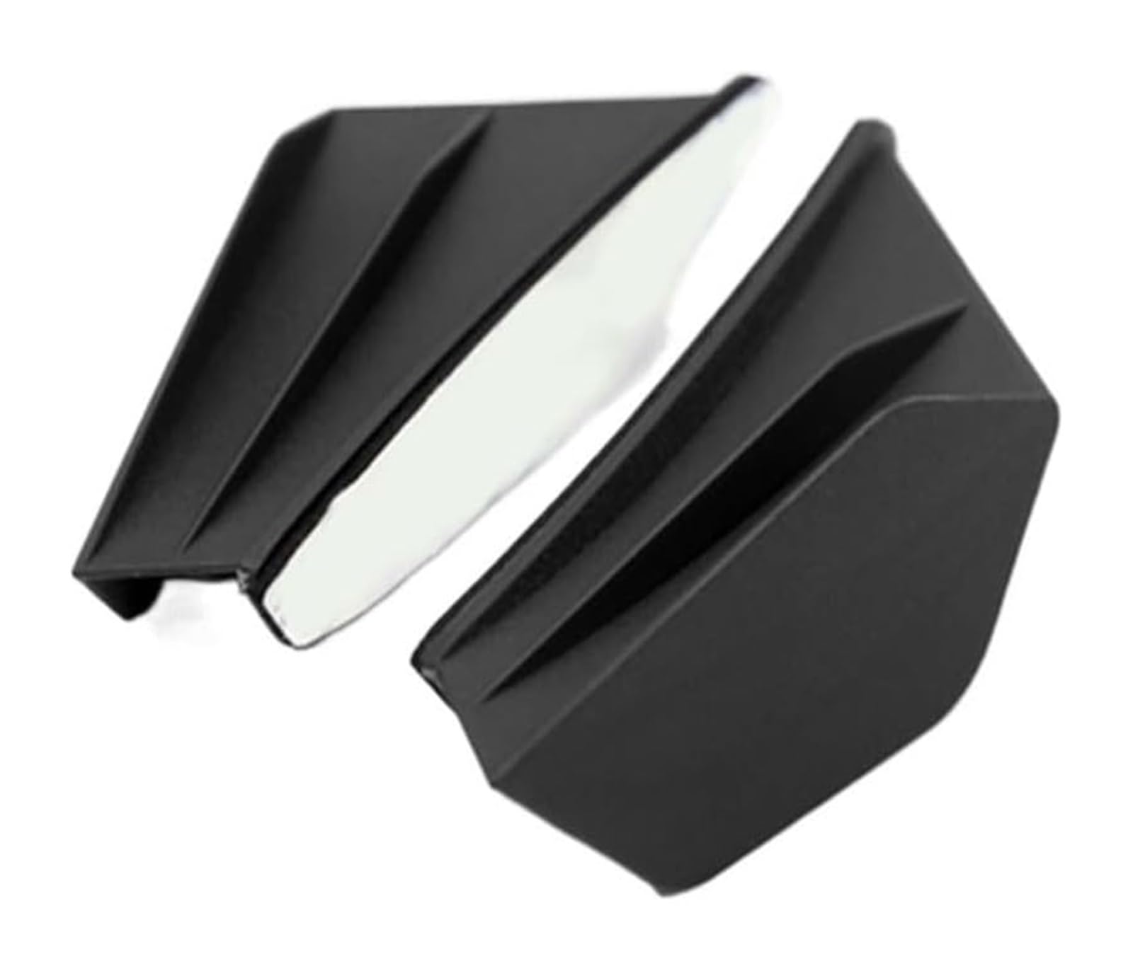 Motorrad Seitenverkleidung 2 Stück Universal-Motorrad-Winglets Aerodynamischer Spoiler Dynamischer Flügel Motorrad-Spoilerflügel(B) von RINKTEEA