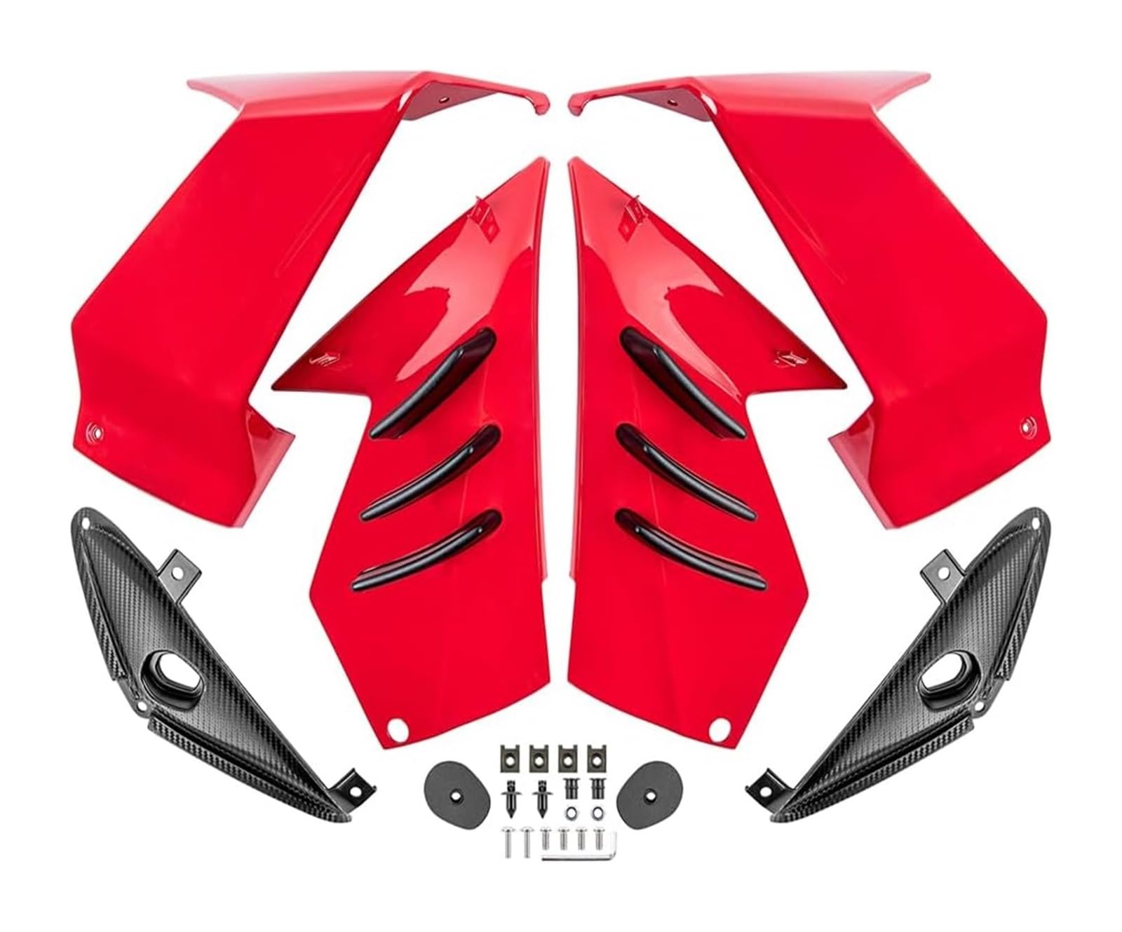 Motorrad Seitenverkleidung Für CBR 650R Für CBR650R 2019-2023 Deflektor Winglet Motorrad Feste Flügel Rahmen Gugel Verkleidung Aerodynamische(R) von RINKTEEA