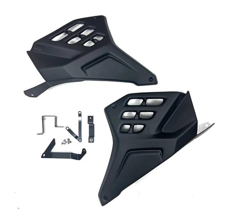 Motorrad Seitenverkleidung Für CBR650R Für CBR 650R Für 650 R 2019-2023 Motorrad Rahmen Spoiler Seite Gugel Abdeckung Panel Sitz Seite Verkleidung Seite Spoiler Gugel(Matte Black 01) von RINKTEEA