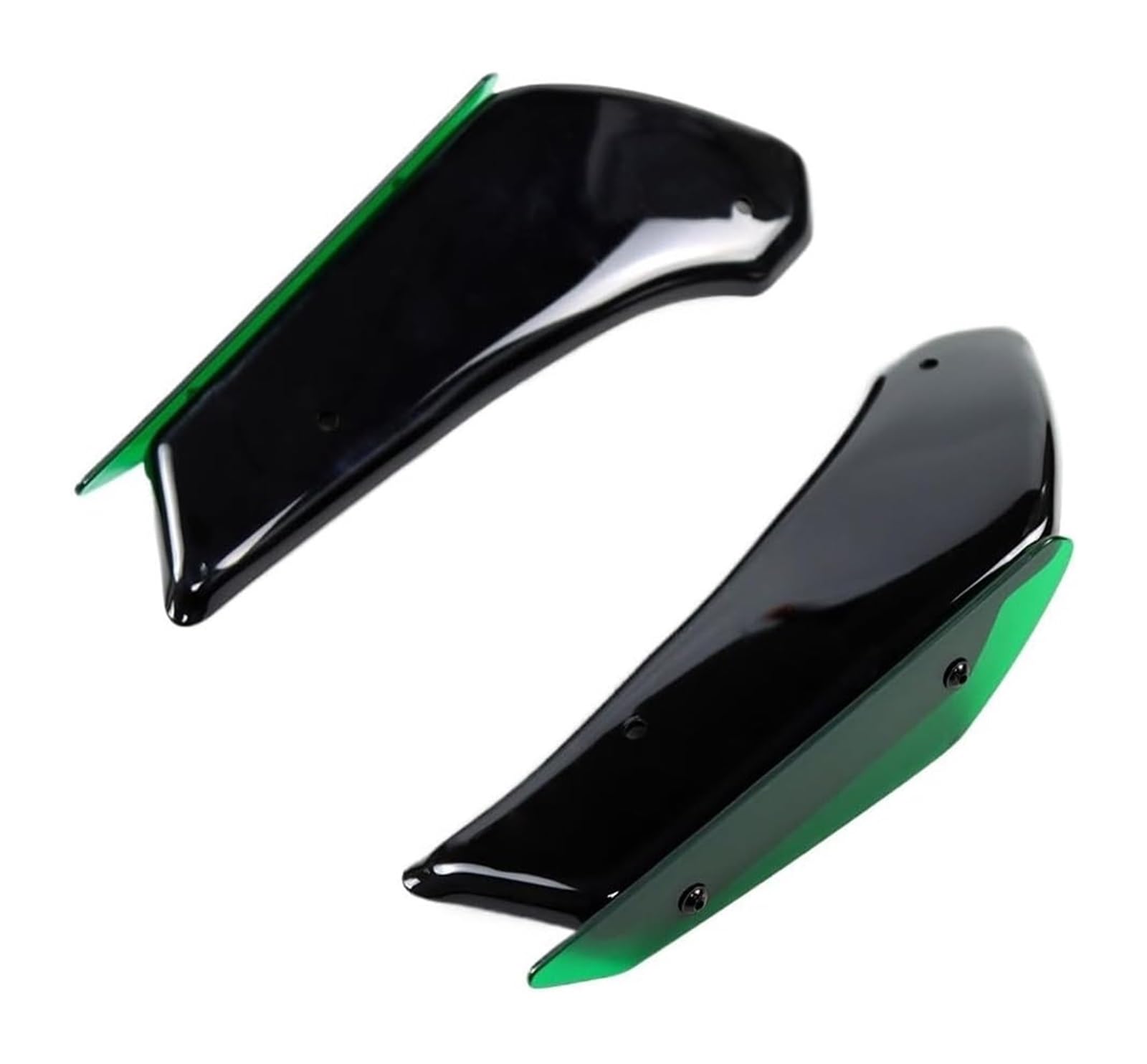 Motorrad Seitenverkleidung Für CBR650R Für CBR650 Für CBR 650R 2019-2023 Verkleidung Motorrad Aerodynamische Flügel Kit Feste Winglet Verkleidung Flügel(Grün) von RINKTEEA