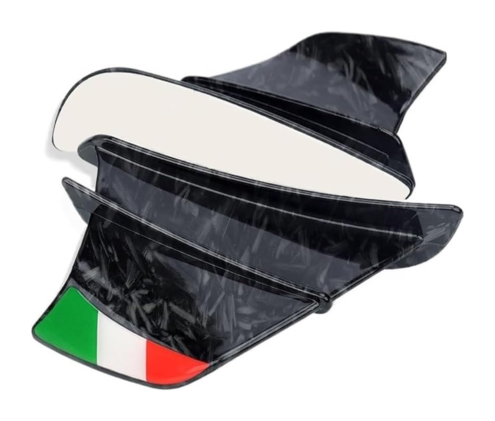 Motorrad Seitenverkleidung Für D&ucati 899 959 1198 1198S 1199 1299 Für Pan&igale V4 V4S V4R V2 Für Supersport S Motorrad Winglet Aerodynamischer Flügelsatz Spoiler(Style6) von RINKTEEA