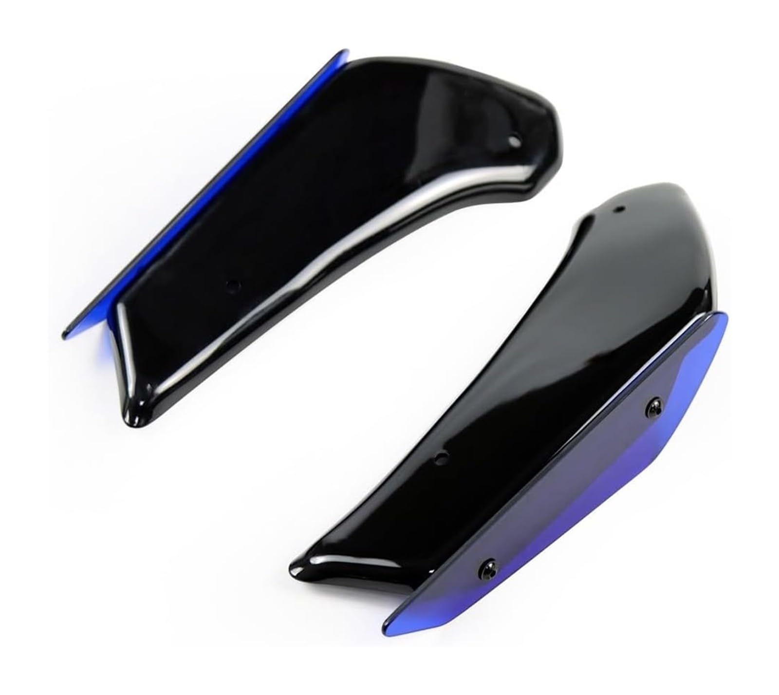 Motorrad Seitenverkleidung Für K&awasaki Für Ninja650 Für Ninja 650 2017-2019 Motorradverkleidungsteile Aerodynamischer Flügelsatz Fester Winglet-Verkleidungsflügel(Blau) von RINKTEEA