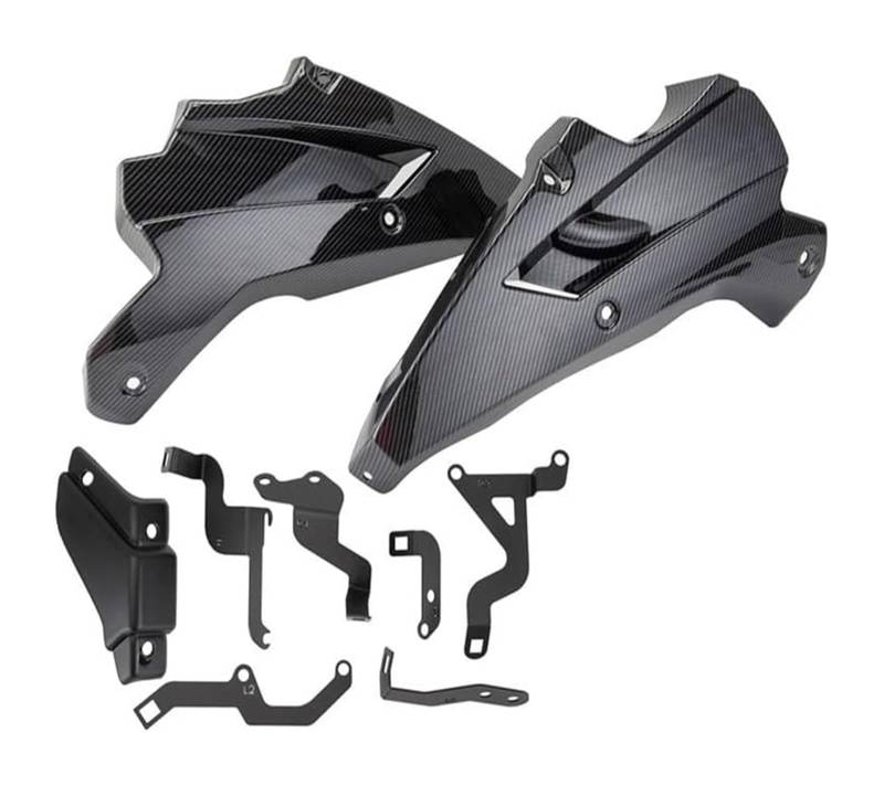 Motorrad Seitenverkleidung Für K&awasaki Für Z900 2017-2024 Motorrad Zubehör Bauch Pan Motor Spoiler Untere Verkleidung Cowling Abdeckung Rahmen Panel(Cnl2017-2019) von RINKTEEA