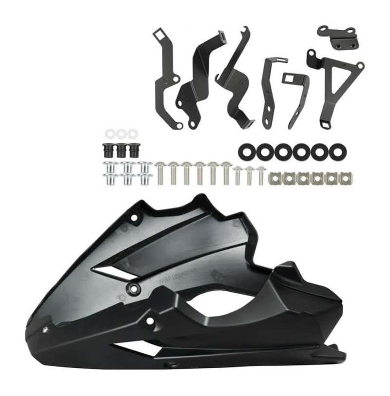 Motorrad Seitenverkleidung Für K&awasaki Für Z900 Für Z 900 2017-2024 Schutz Unterer Motorchassisschutz Unterfahrschutz Spoilerabdeckung Motorrad(2020-2024 Black) von RINKTEEA