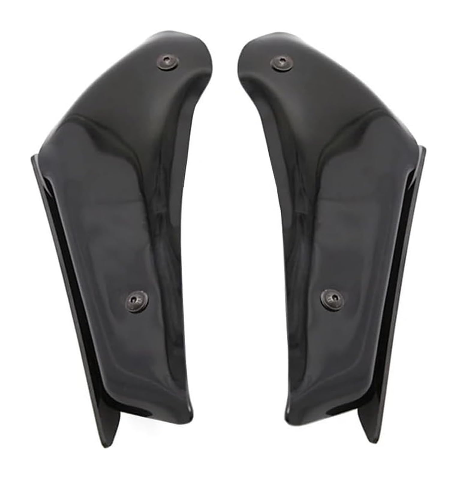 Motorrad Seitenverkleidung Für K&awasaki Für ZX10R Für ZX 10R 10 R 2011-2020 Verkleidung Motorradteile Aerodynamischer Flügelsatz Fester Winglet-Verkleidungsflügel(Schwarz) von RINKTEEA