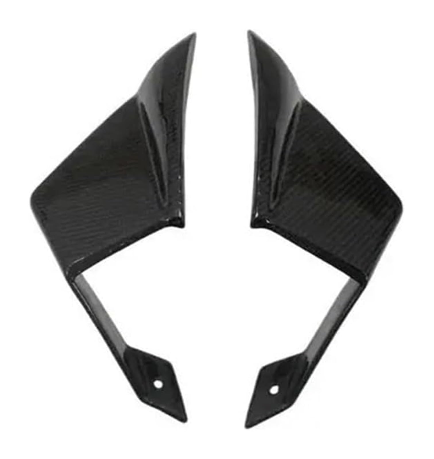 Motorrad Seitenverkleidung Für K&awasaki Für ZX10R Für ZX-10R 2016-2020 Motorrad Feste Flügel Vorne Aerodynamische Seite Winglet Spoiler Verkleidung von RINKTEEA