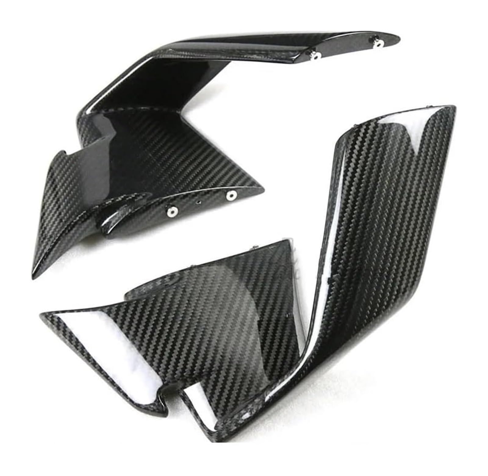 Motorrad Seitenverkleidung Für S1000RR Für S1000 RR 2019-2022 Seite Feste Winglets Verkleidung Kits Motorrad Teile Aerodynamische Flügel Kit Spoiler(Color-B) von RINKTEEA