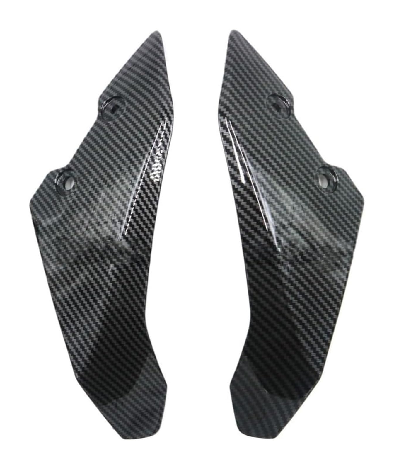 Motorrad Seitenverkleidung Für Y&amaha Für MT10 Für MT 10 Für MT-10 2017-2020 Winglet Aerodynamisches Wing Kit Spoiler Frontscheinwerfer Untere Verkleidung(Carbon Fiber-1) von RINKTEEA