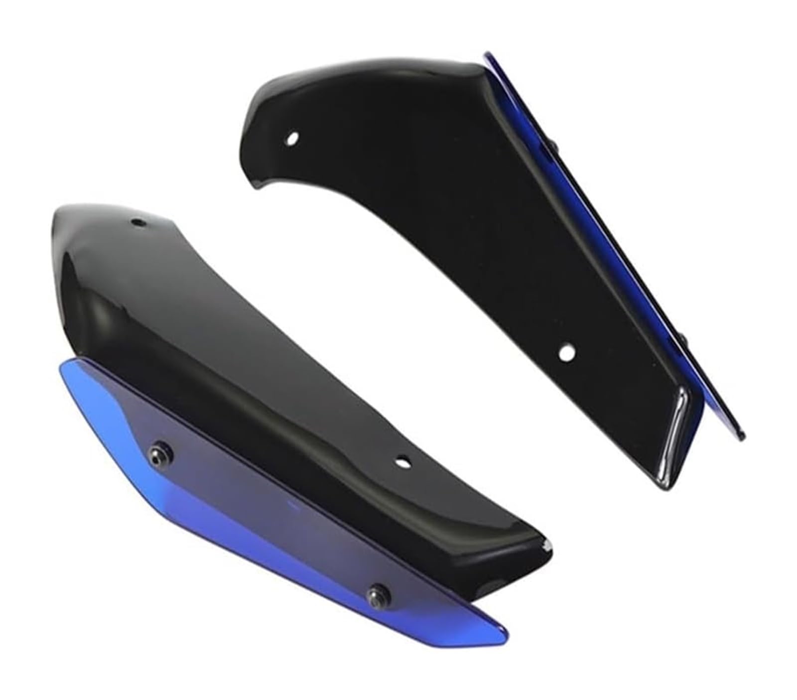 Motorrad Seitenverkleidung Für Y&amaha Für R1/R1M 2020-2024 Winglet Verkleidung Motorrad Verkleidungsteile Aerodynamischer Flügelsatz Fester Winglet Verkleidungsflügel(Blau) von RINKTEEA