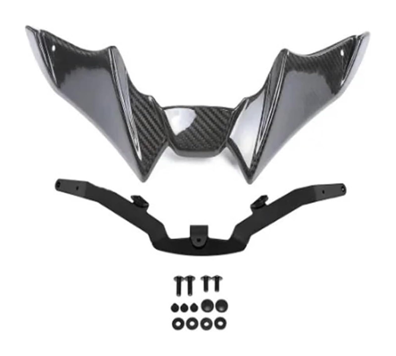 Motorrad Seitenverkleidung Für Y&amaha Für YZF Für MT09 Für MT-09 Für FZ09 Für FZ-09 2021-2024 Voll Pure Motorrad Frontspoiler Winglet Aerodynamisches Wing Kit von RINKTEEA