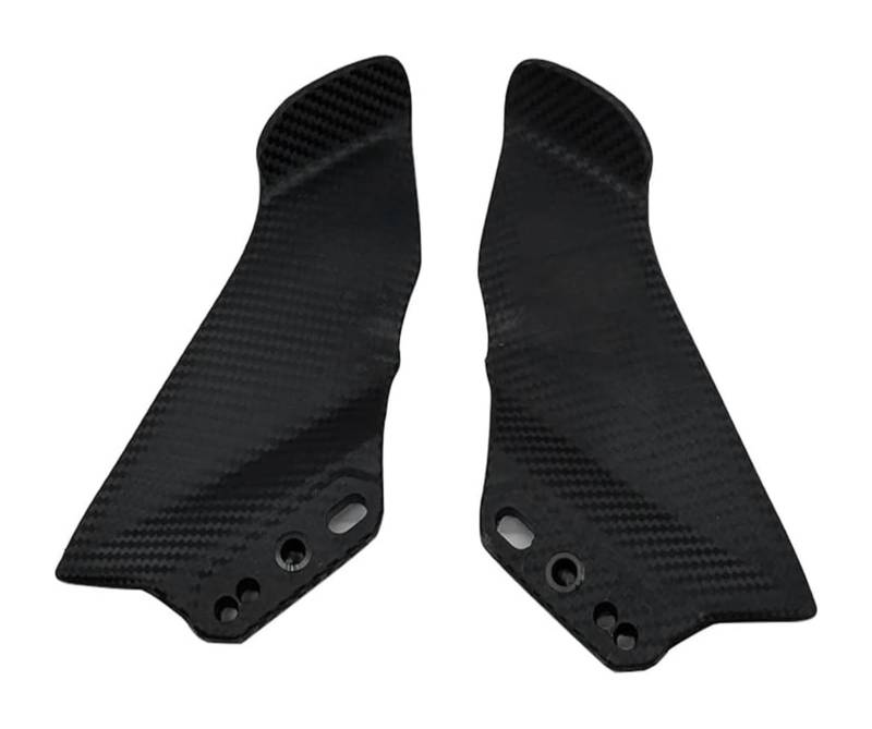 Motorrad Seitenverkleidung Motorrad Hinten Vorne Winglet Verkleidung Seitenflügel Windschutzscheibe Luftabweiser Aerodynamischer Wing Kit Spoiler(MirrorWinglet-Carbon) von RINKTEEA