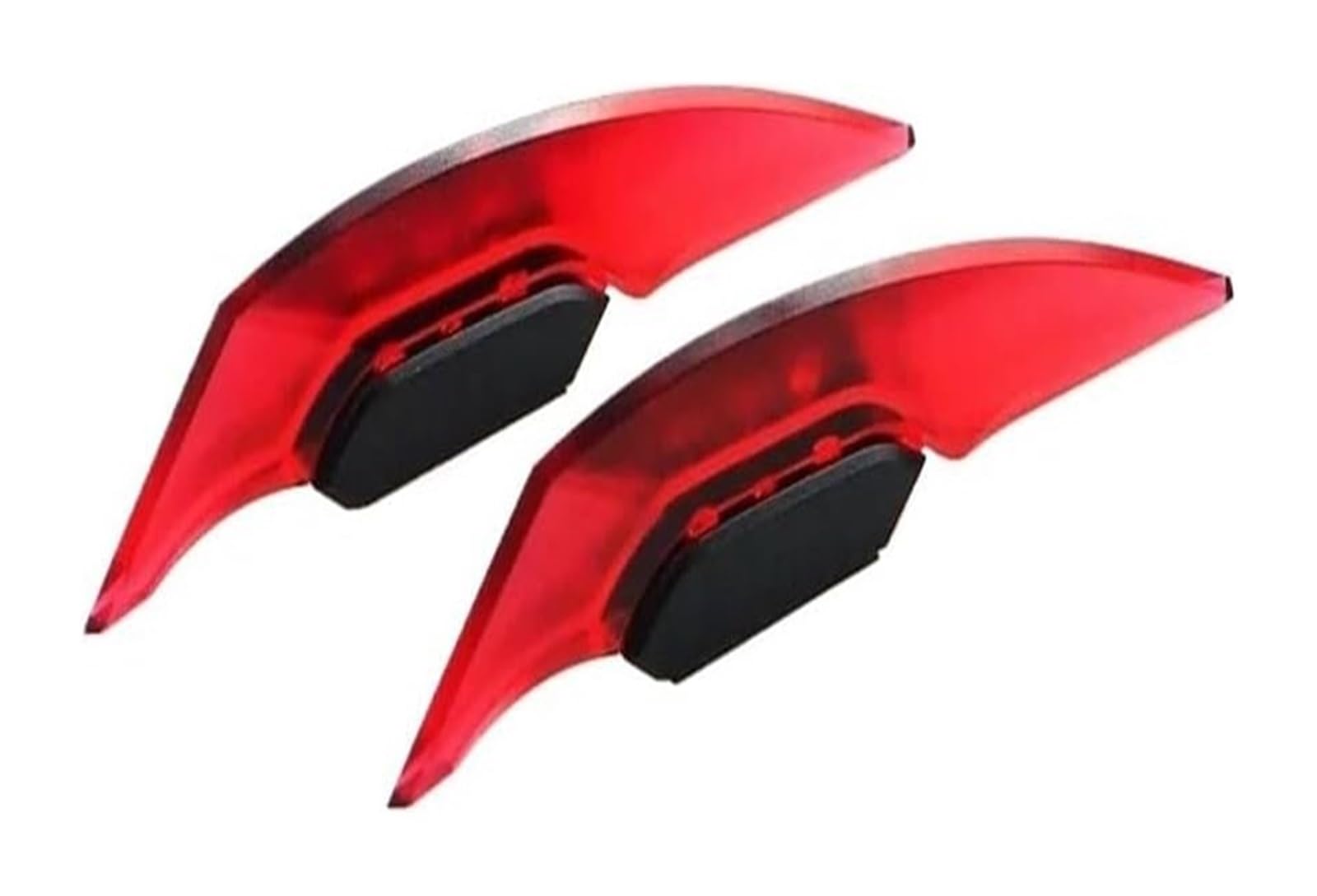 Motorrad Seitenverkleidung Universal Motorrad Winglet Aerodynamische Spoiler Flügel Dekoration Motorrad Spoiler Flügel(4) von RINKTEEA