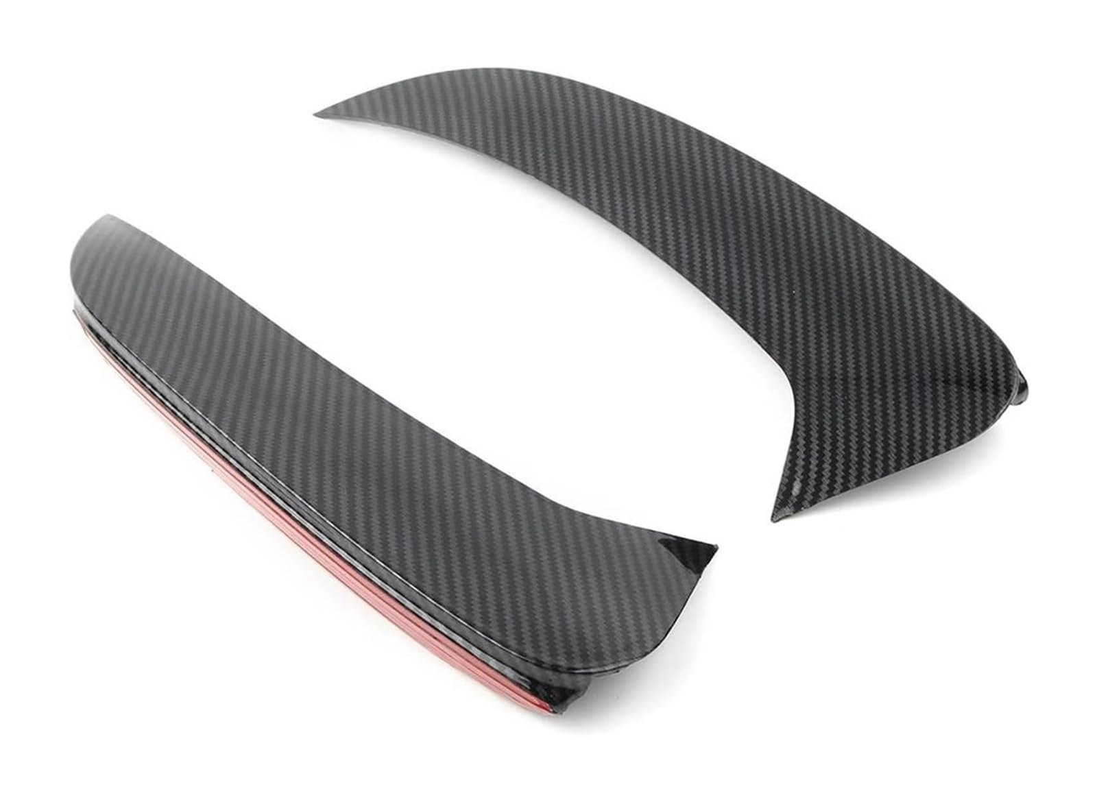 RINKTEEA Heckspoiler Lippe Für M&ercedes Für B&ENZ GLE Klasse W167 Für AMG GLE53 GLE350 GLE450 2020-2023 Heckstoßstange Splitter Spoiler Canard Air Vent Trim(Carbon Look) von RINKTEEA