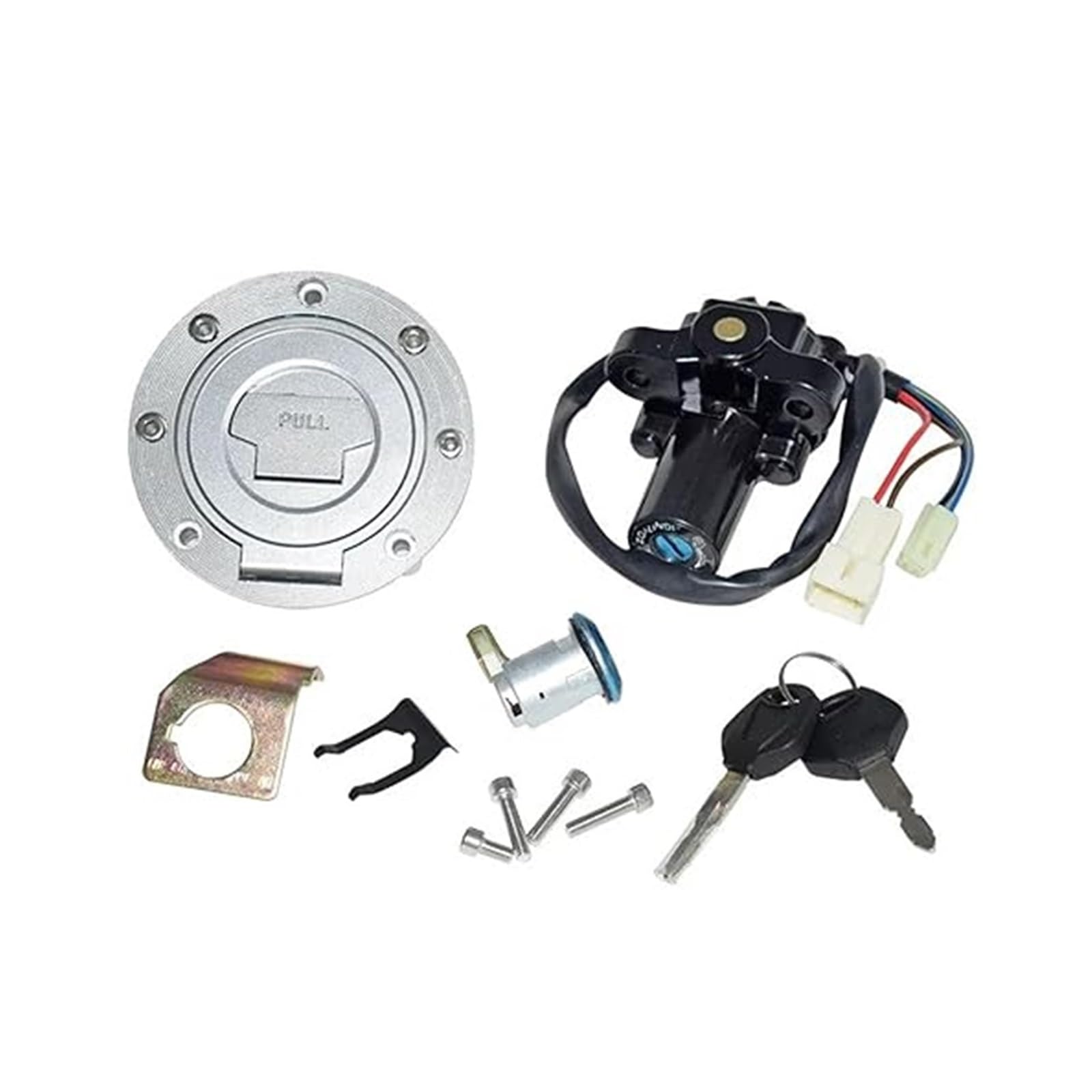 Zündlichtschalter Für YZF1000 Für YZF600 Für FJR1300 FZ6 2001-2011 Motorrad-Zündschalter Tankdeckel Schlossbaugruppe von RINKTEEA