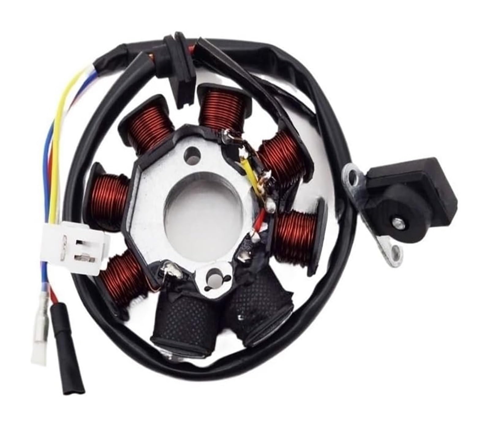 Zündstator Magnetspule Für 8 Spulen Magneto Stator Für 49 50cc Motor Hergestellt Für GY6 Roller Moped Sunl Roketa Für VES&pa von RINKTEEA