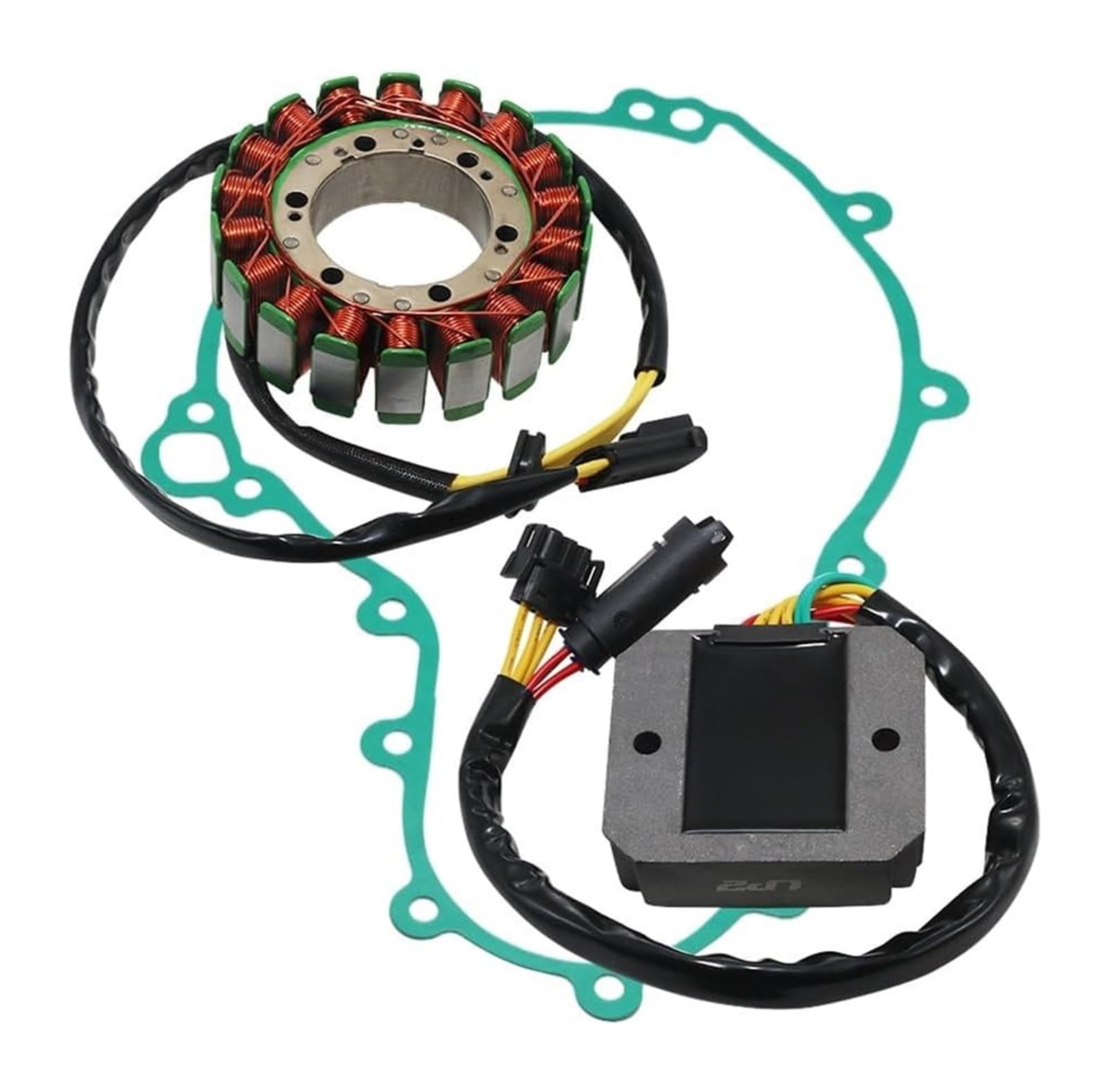 Zündstator Magnetspule Für F650GS F700GS F800GS F800R F800S F800ST F800GT Motorrad Stator Spule Regler Gleichrichter Dichtung Generator Abdeckung Set von RINKTEEA