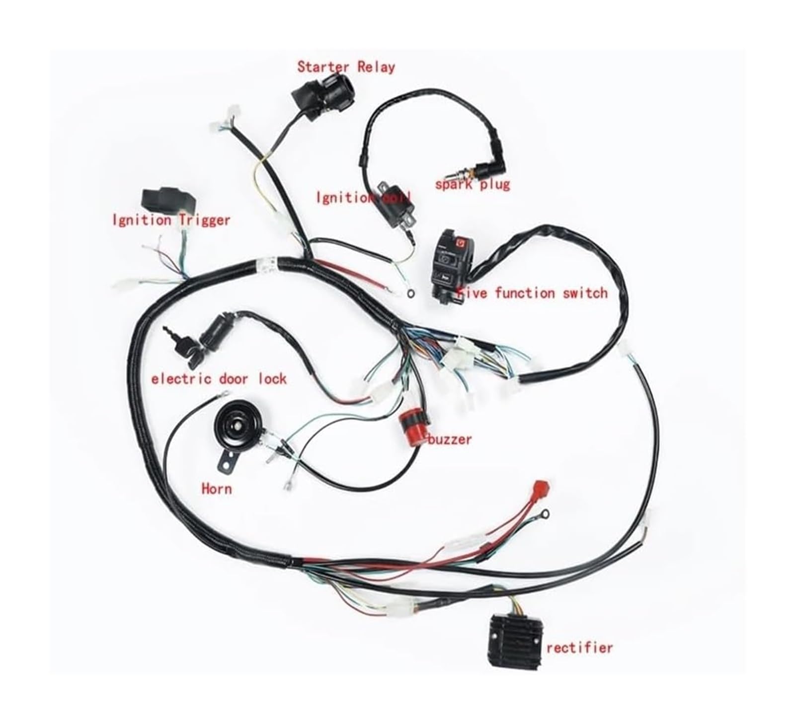 Zündstator Magnetspule Für GY6 125CC-150CC Motorradmotoren CDI Zündung Kart ATV Zündspulen Startkabelbaum Kompatibel von RINKTEEA