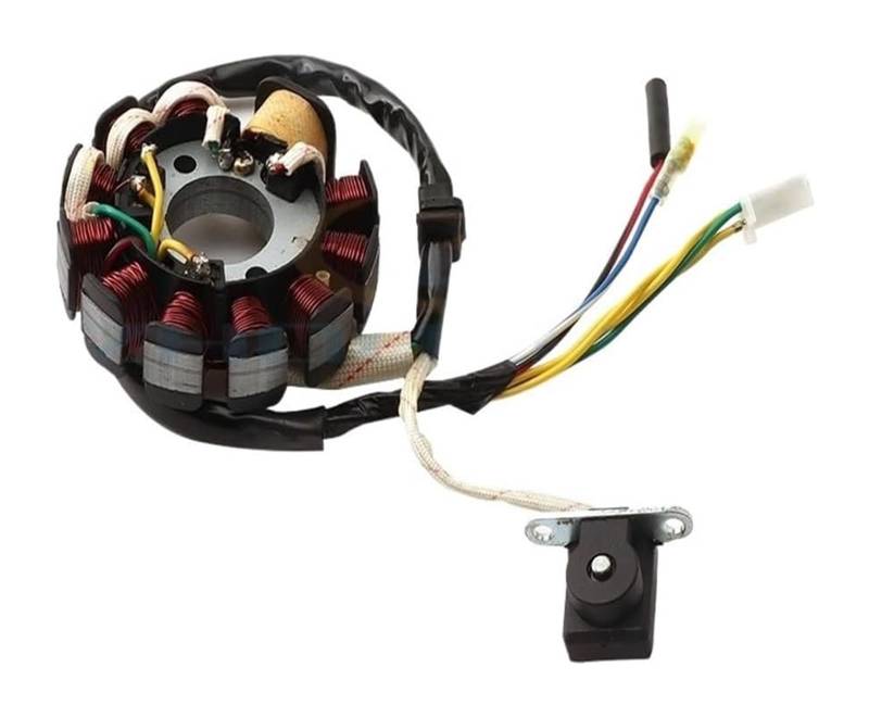 Zündstator Magnetspule Für GY6 125cc 150cc Roller Moped ATV Go Kart Quads 152QMI 157QMJ Motor 4 2 11 Spule Motorrad Magneto Lichtmaschine Stator von RINKTEEA