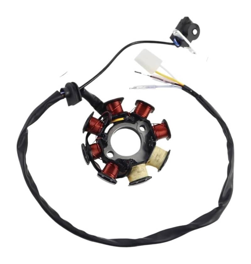 Zündstator Magnetspule Für GY6 49cc 50cc 110cc 125cc 150cc 139QMB 147QMD 152QMI 157QMJ Roller Go Kart Motorrad Moped Zündspule Stator Magneto von RINKTEEA