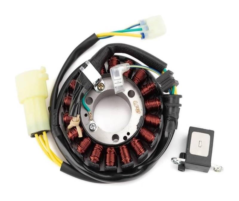 Zündstator Magnetspule Für TRX300X 2009 TRX300EX Für Sportrax 300 EX 1993-2008 31120-HM3-671 11395-HM3-670 Motorrad Stator Spule von RINKTEEA